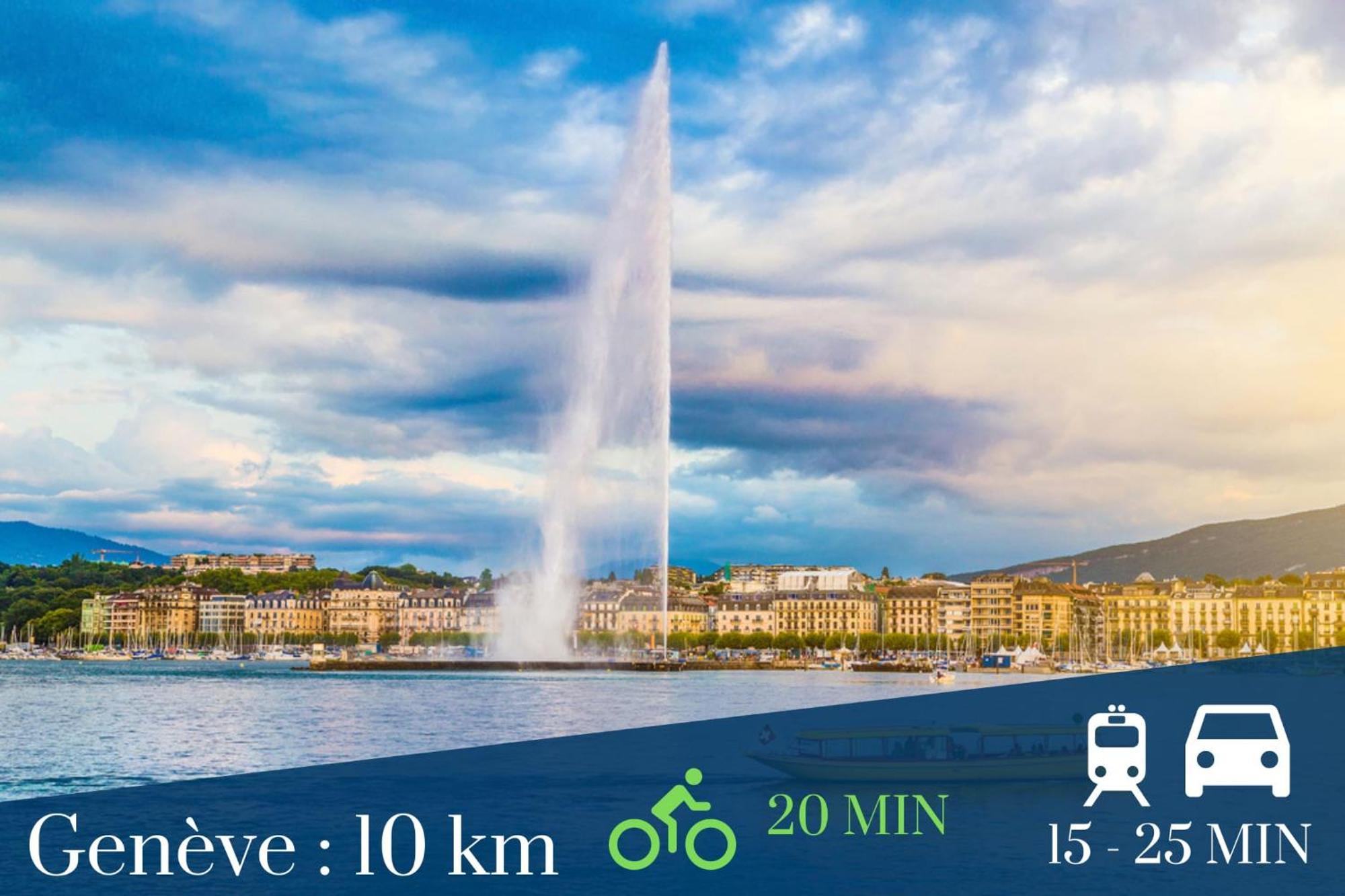 Homey Chloe - New - Parking Gratuit - Balcon Prive - Proche Geneve Анмас Екстериор снимка