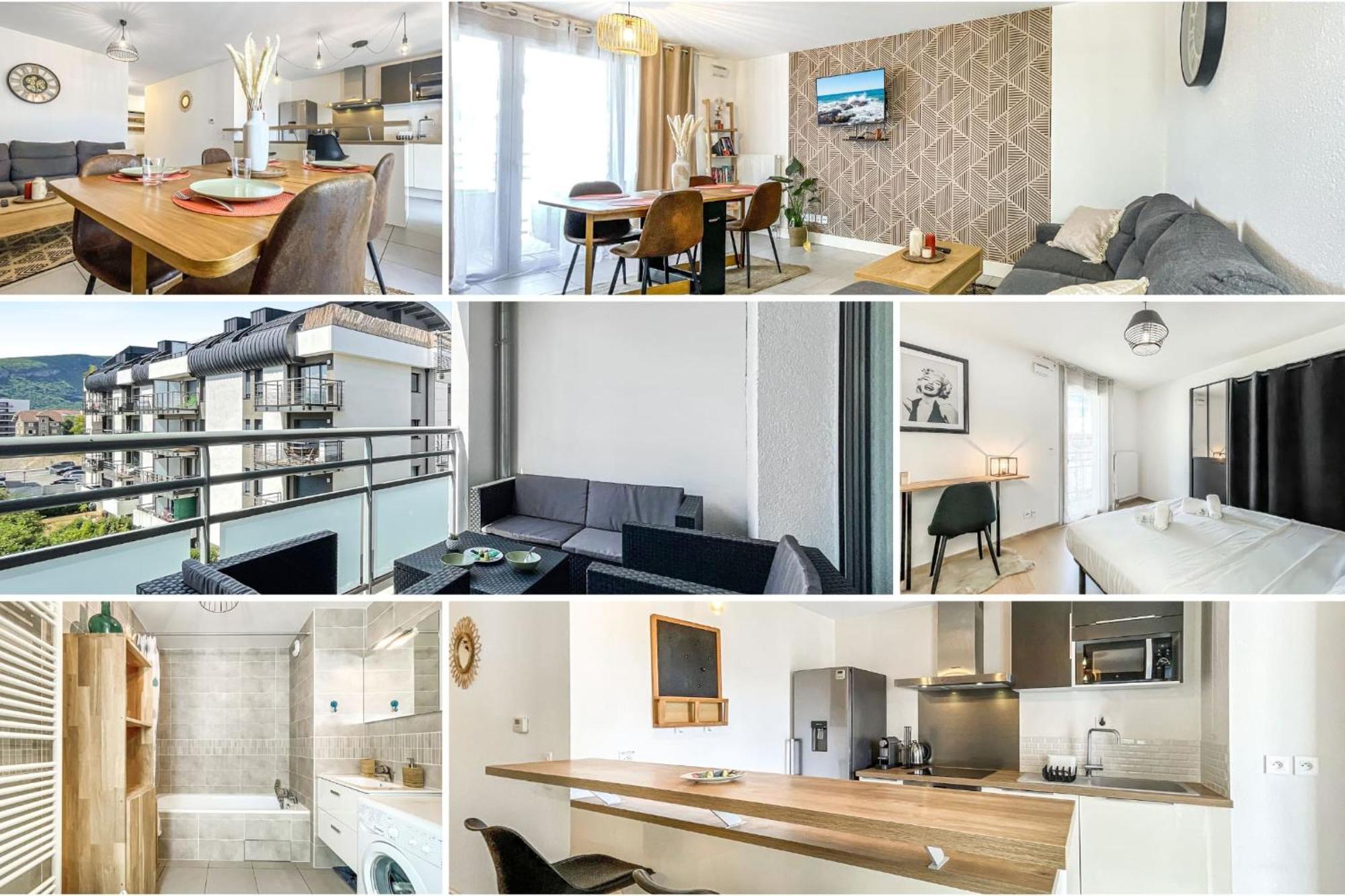 Homey Chloe - New - Parking Gratuit - Balcon Prive - Proche Geneve Анмас Екстериор снимка